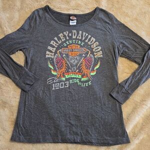 BOSWELL'S MUSIC CITY, NASHVILLE, TN HARLEY-DAVIDSON LS TEE, SIZE XL